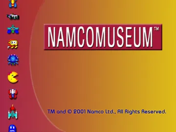 Namco Museum screen shot title